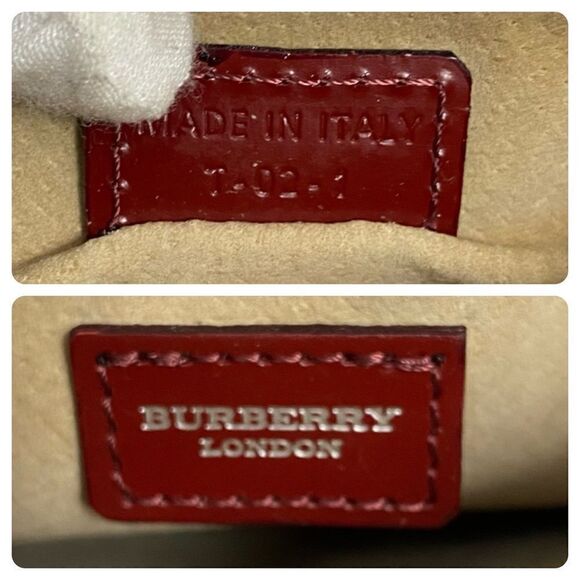 BURBERRY Nova Check Pvc Leather Handbag Shoulder Bag 💼 - Picture 6 of 17